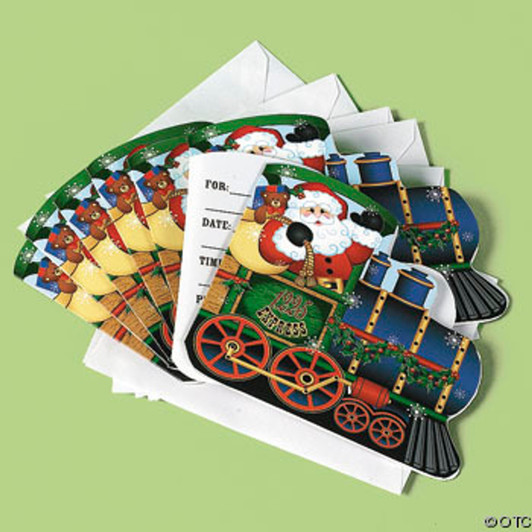 Holiday Train Invitations Holiday Train Invitations