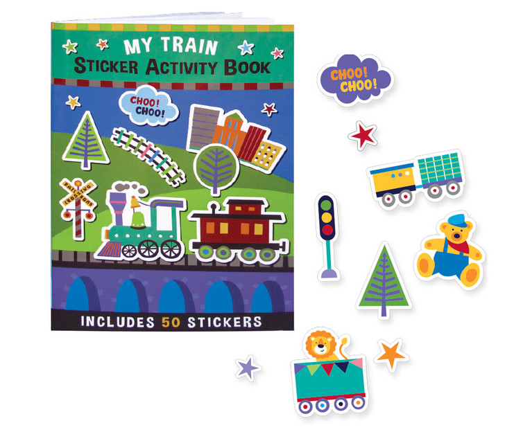 My Train Sticker Activity Book (50 Stickers)