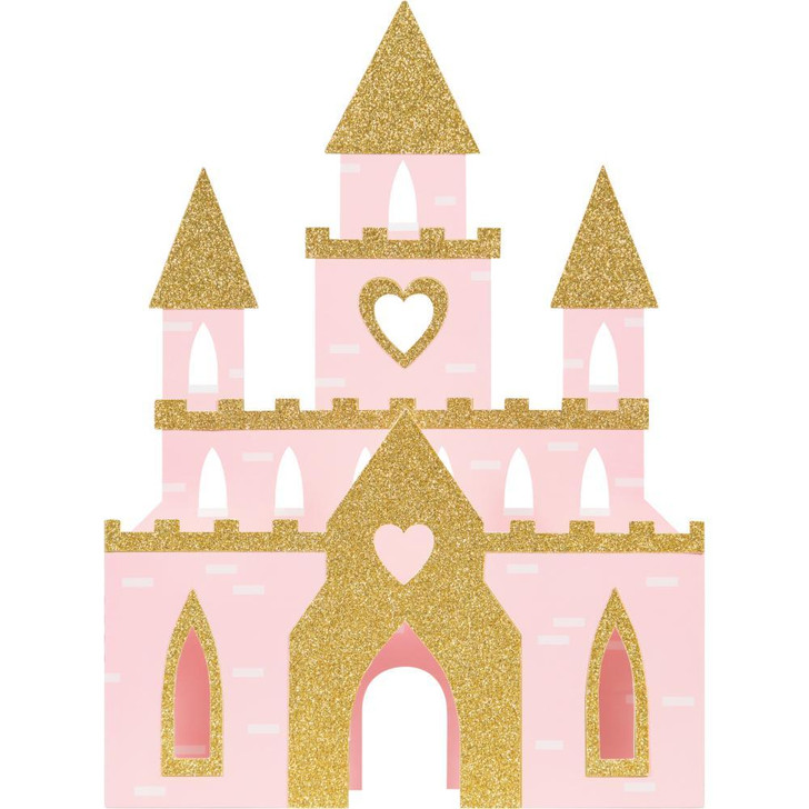 Castle Centerpiece With Glitter