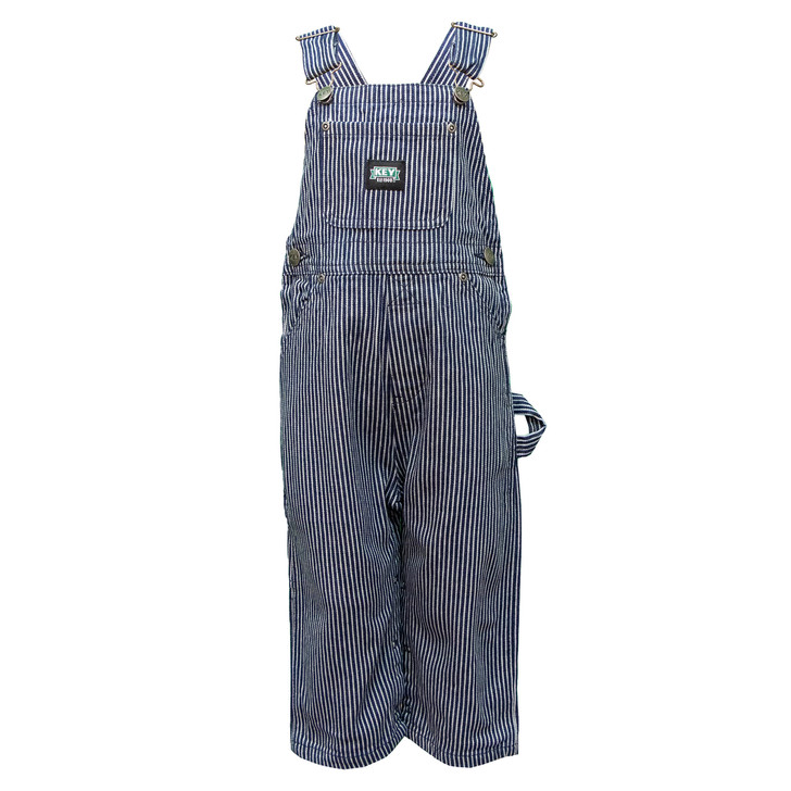 Key Kid's Hickory Stripe Bib Overall size 4
