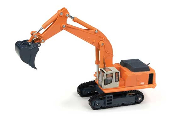 HO Scale Hydraulic Excavator (Orange) - Assembled