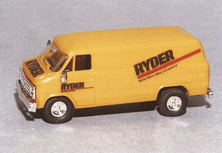 Chevrolet Van - Utility Trucks -- Ryder (yellow, Red Stripes)