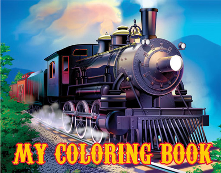 Clickety-Clack Train Coloring Book