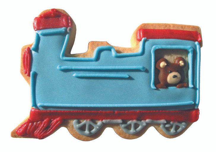 Train Engine Shaped Cutter Sample Cookie