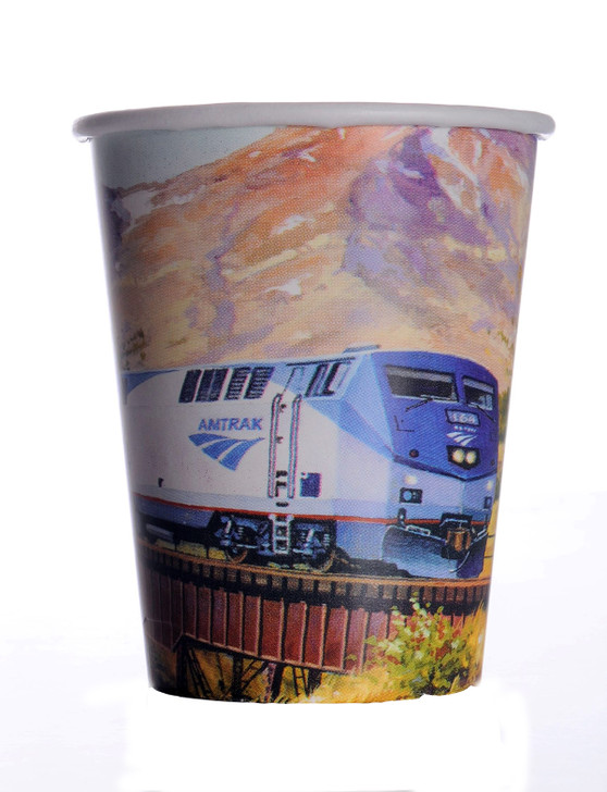Amtrak Train Party 9oz Paper Cups