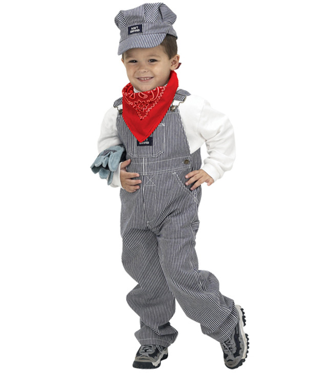 Jr. Train Engineer Costume Size 2-3 - Boy