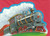 Die-Cut Steam Train Card