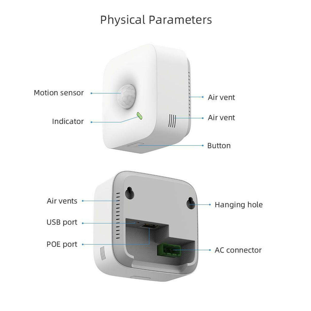 UbiBot Temperature Humidity Sensor: WiFi, Cellular & RJ45 Ethernet