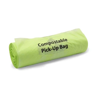 Compostable Roll Bags, Case of 2000