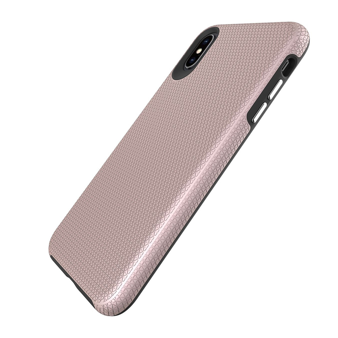 iPhone XS Max Case Rose Gold TPU + PC Armor Combination Back Cover