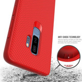 Samsung Galaxy S9 Plus Armour Case, Snap Red