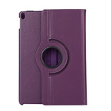 iPad Air 3 (2019) Case Purple Lychee Texture 360 Degree Spin PU Leather Folio Case with Precise Cutouts, Built-in Stand | Free Shipping Across Australia