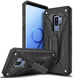Samsung Galaxy S9+ Plus Case, Armour Strong Shockproof Cover with Kickstand, Black | Armor Samsung Galaxy S9+ Plus Cases | Armor Samsung Galaxy S9+ Plus Covers | iCoverLover