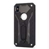 iPhone XS & X Case, Armour Strong Shockproof Cover with Kickstand, Black | Armor iPhone XS & X Cases | Armor iPhone XS & X Covers | iCoverLover