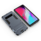 Samsung Galaxy S10 5G Case Navy Blue PC+TPU Protective Back Shell with Impact Protection, Scratch Resistance, Kickstand