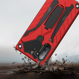 Samsung Galaxy Note 10 Case Red PC+TPU Plastic Armour Protective Cover with Impact Protection, Scratch Resistant, Stand