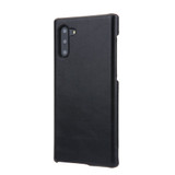 Black Elegant Genuine Leather Samsung Galaxy Note 10 Case | Samsung Galaxy Note 10 Genuine Leather Covers | Samsung Galaxy Note 10 Leather Cases | iCoverLover