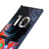 Blue Elegant Genuine Leather Samsung Galaxy Note 10 Case | Samsung Galaxy Note 10 Genuine Leather Covers | Samsung Galaxy Note 10 Leather Cases | iCoverLover