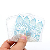 Blue Mandala Clear iPhone XS & X Case | Protective iPhone XS & X Cases | Protective iPhone XS & X Covers | iCoverLover