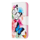 iPhone 11 Pro Cute Drawing Wallet PU Leather Case | iCoverLover | Australia