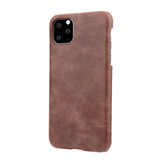 iPhone 11 Pro Case Coffee Elegant Genuine Leather Back Shell Cover | iPhone 11 Pro Genuine Leather Covers | iPhone 11 Pro Leather Cases | iCoverLover