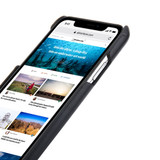 For iPhone 11 Pro Max Case Elegant Genuine Leather Back Shell Protective Cover | iCoverLover.com.au