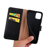 For iPhone 11 Pro Max Case Fashion Cowhide Genuine Leather Wallet Protective Cover | iCoverLover.com.au
