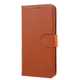 iPhone 11 Pro Max Case Brown Fashion Cowhide Genuine Leather Wallet Cover with 2 Card Slots, 1 Cash Slot & Shockproof | Genuine Leather iPhone 11 Pro Max Covers Cases | Genuine Leather iPhone 11 Pro Max Covers