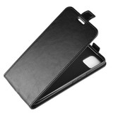 Google Pixel 4 Vertical Flip Case, Black, Card Slot | iCoverLover