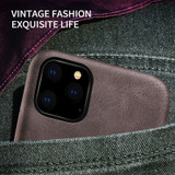 For iPhone 11 Pro Max Case Vintage PU Leather Cover Scratch-resistant Slim | iCoverLover.com.au
