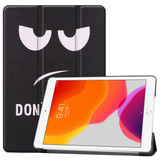 For iPad 10.2in (2021,2020,2019) Case Colored Drawing Folio Leather , Smart Flip Cover, Big Eye Me) iPad Cases | iCoverLover.com.au