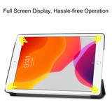 For iPad 10.2in (2021,2020,2019) Case Colored Drawing Folio Leather , Smart Flip Cover, Big Eye Me) iPad Cases | iCoverLover.com.au
