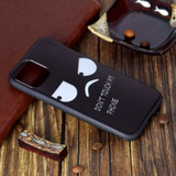 For iPhone 11 Pro Coloured Drawing Pattern Shockproof TPU Protective Case, Anger