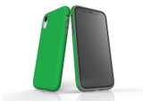 Plain Green.png - iPhone XR Tough Case In Matte