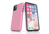 Plain Pink.jpg - iPhone 11 Pro Max Tough Case Black in Matte