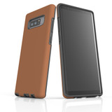 Samsung Galaxy Note 8 Case, Armour Tough Protective Cover, Brown