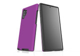 Solid Purple - Samsung Galaxy Note 10+ Plus Tough Case In Matte