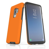 Samsung Galaxy S9+ Plus Case, Armour Tough Protective Cover, Orange