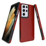Samsung Galaxy S21 Ultra Case Armour Protective Strong Cover Red