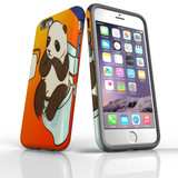 d-panda-toilet For iPhone 6S Tough Case Black Matte