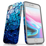 iPhone 11 Pro Max/11 Pro/11, XS Max/XS/X, 8 Plus/8, 7 Plus/7, 6/6s Plus, SE/5S/5 Protective Case, Blue Mirror | iCoverLover Australia