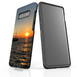 Sailing-Sunset For Samsung Galaxy S10 Plus Tough Case In Matte