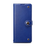 Samsung Galaxy S20/20+ Plus/20 Ultra 4G 5G Case, Genuine Leather Wallet in Blue | iCoverLover Australia
