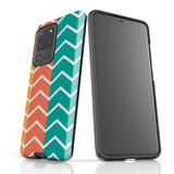 For Samsung Galaxy S20 FE, S20 Ultra, S20+, S20 & Older Protective Case, Zigzag Colorful | Protective Cases | iCoverLover.com.au