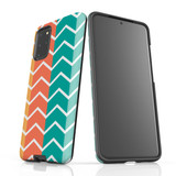For Samsung Galaxy S20 Plus Protective Case, Zigzag Colorful Pattern | iCoverLover Australia