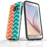 For Samsung Galaxy S7 Edge Protective Case, Zigzag Colorful Pattern | iCoverLover Australia