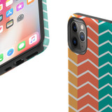 For iPhone 11 Pro Max Protective Case, Zigzag Colorful Pattern | iCoverLover Australia