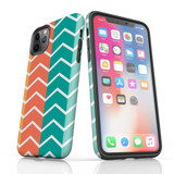 For iPhone 11 Pro Protective Case, Zigzag Colorful Pattern | iCoverLover Australia
