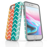 For iPhone XS/X Protective Case, Zigzag Colorful Pattern | iCoverLover Australia