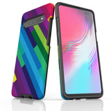 For Samsung Galaxy S10 5G Protective Case, Rainbow Pattern | iCoverLover Australia